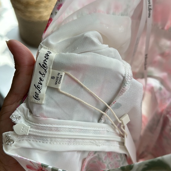 NWT For Love & Lemons Rosalyn Mini Dress - Picture 6 of 7